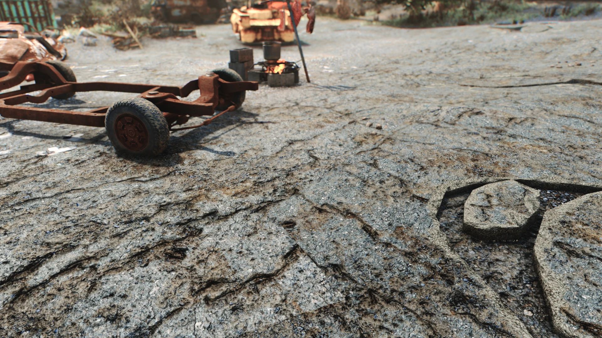 Dilapidated Road mod for Fallout 4