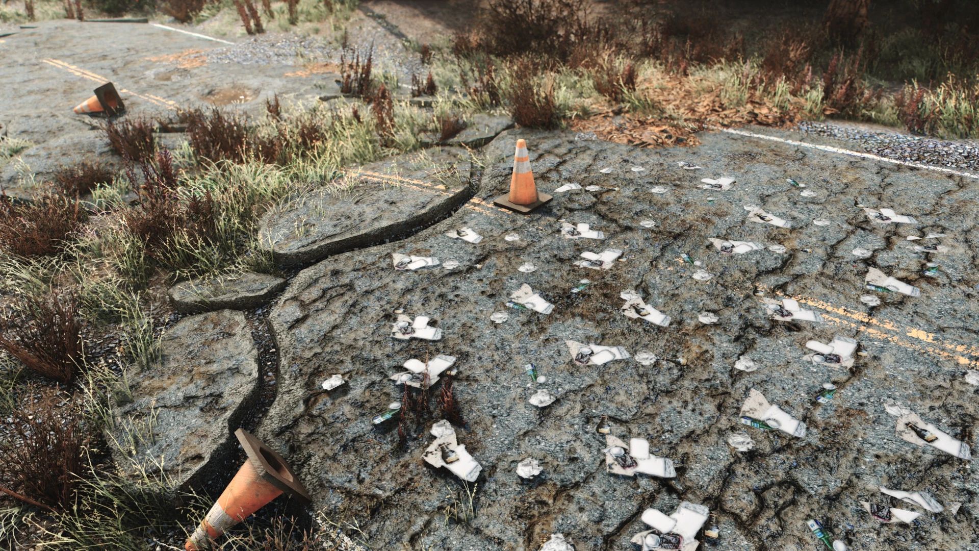 Dilapidated Road mod for Fallout 4