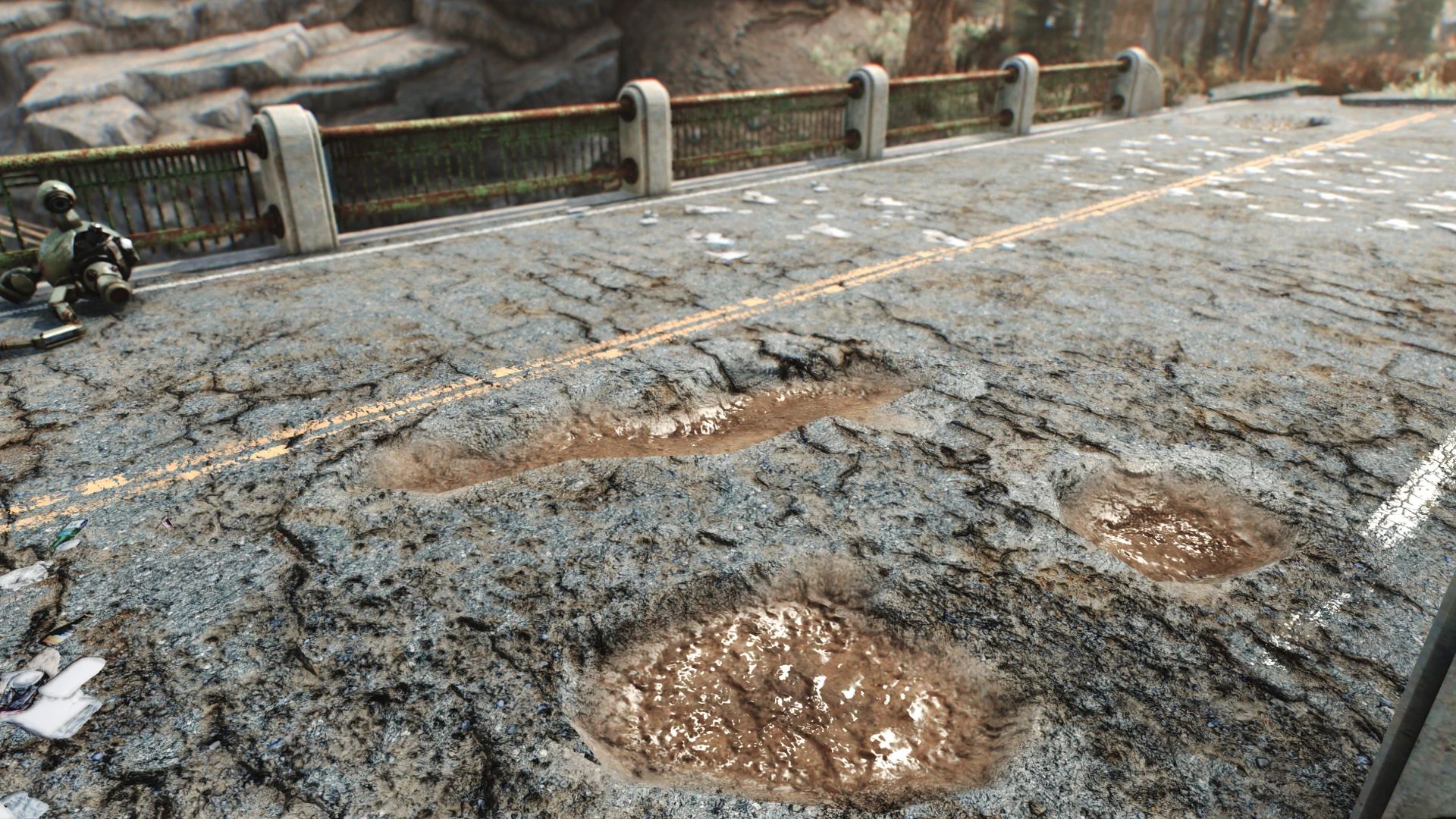 Dilapidated Road mod for Fallout 4