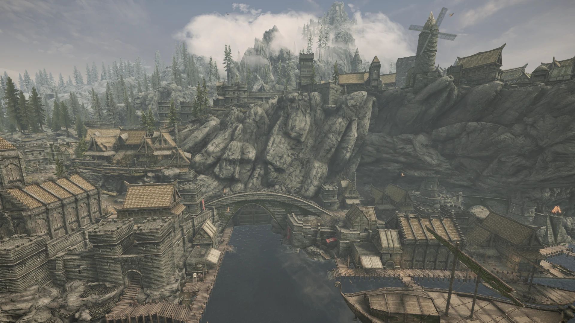 Sprawling Open Solitude mod for The Elder Scrolls V: Skyrim Special Edition