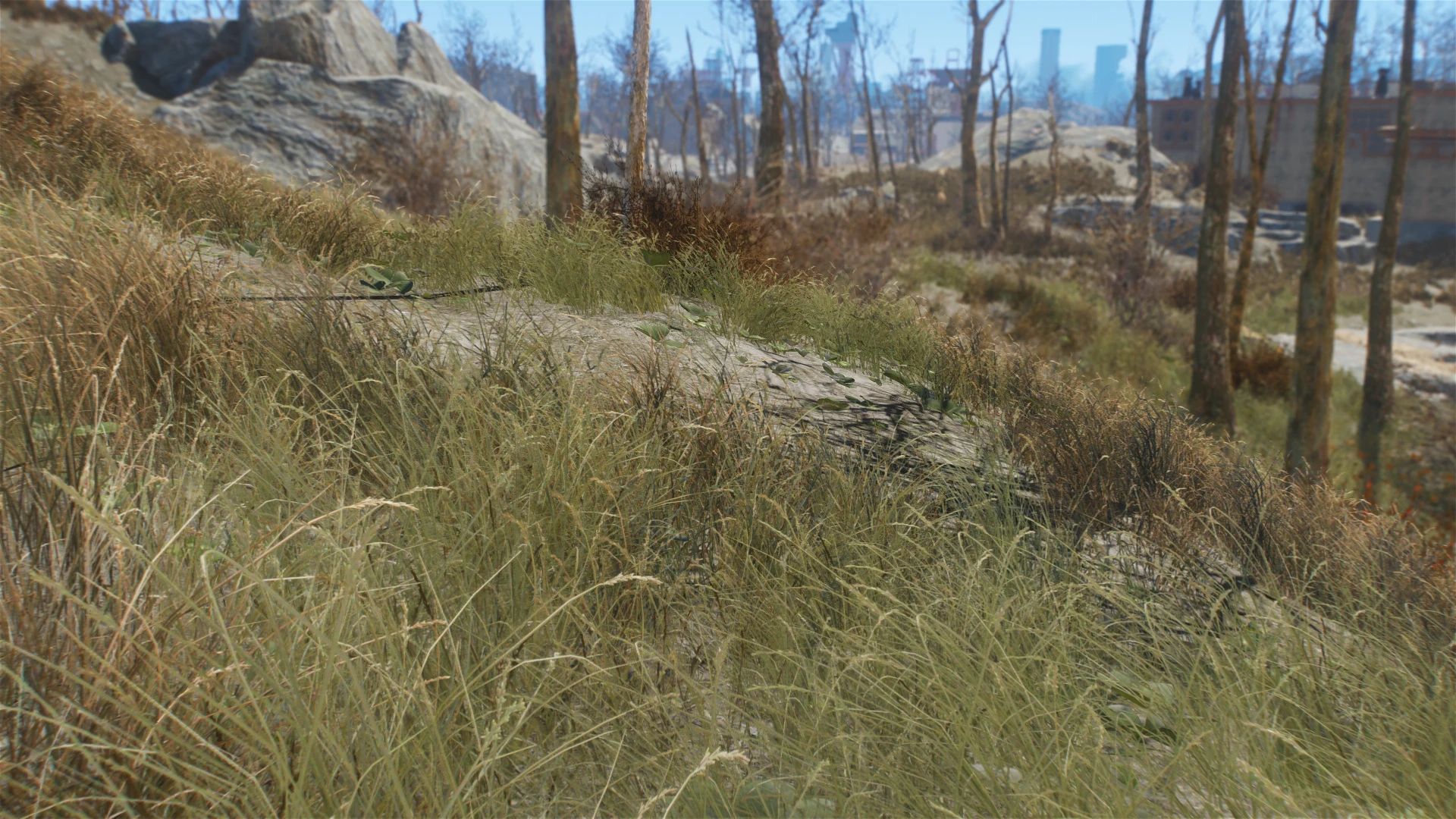 Natural Groundcovers mod for Fallout 4
