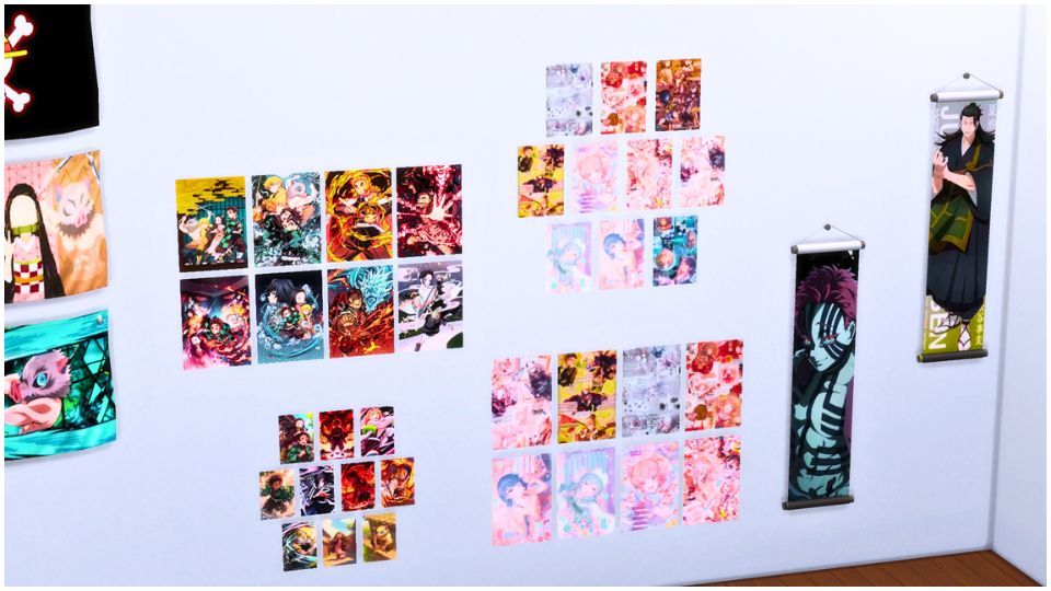 Otaku Decors Set  mod for The Sims 4 