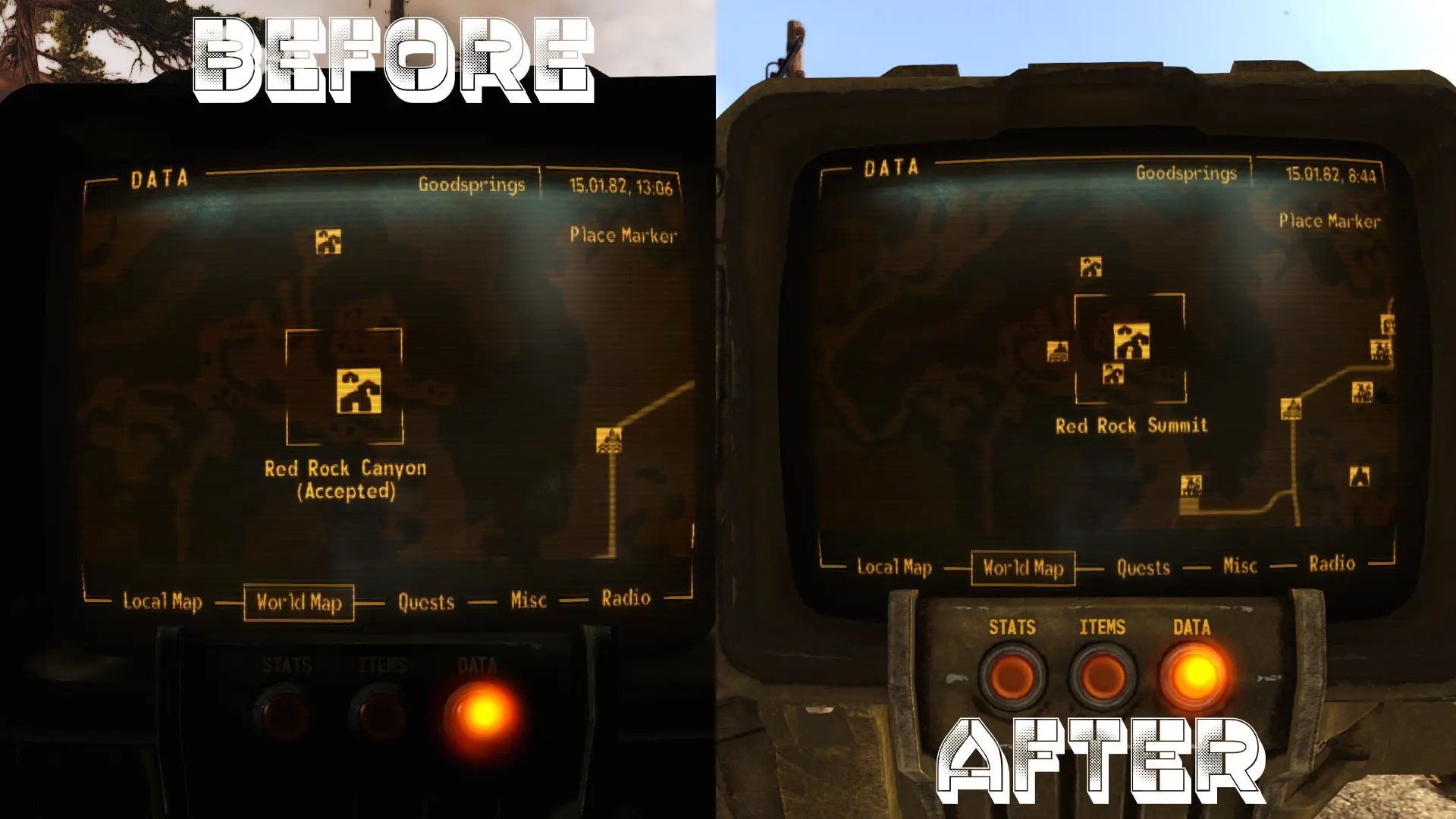 New Vegas Map Marker Project mod for Fallout: New Vegas