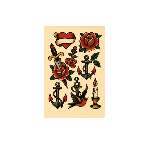 Flash Tattoos - Posters mod for The Sims 4 