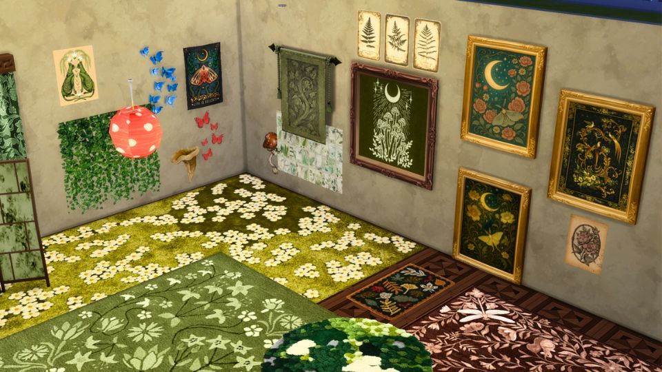 Fairycore Decors Set mod for The Sims 4 