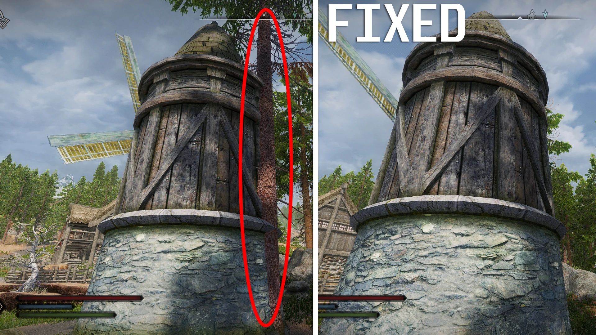 Alpine Forest of Whiterun Valley Patch for Creation Club Farming mod for The Elder Scrolls V: Skyrim Special Edition