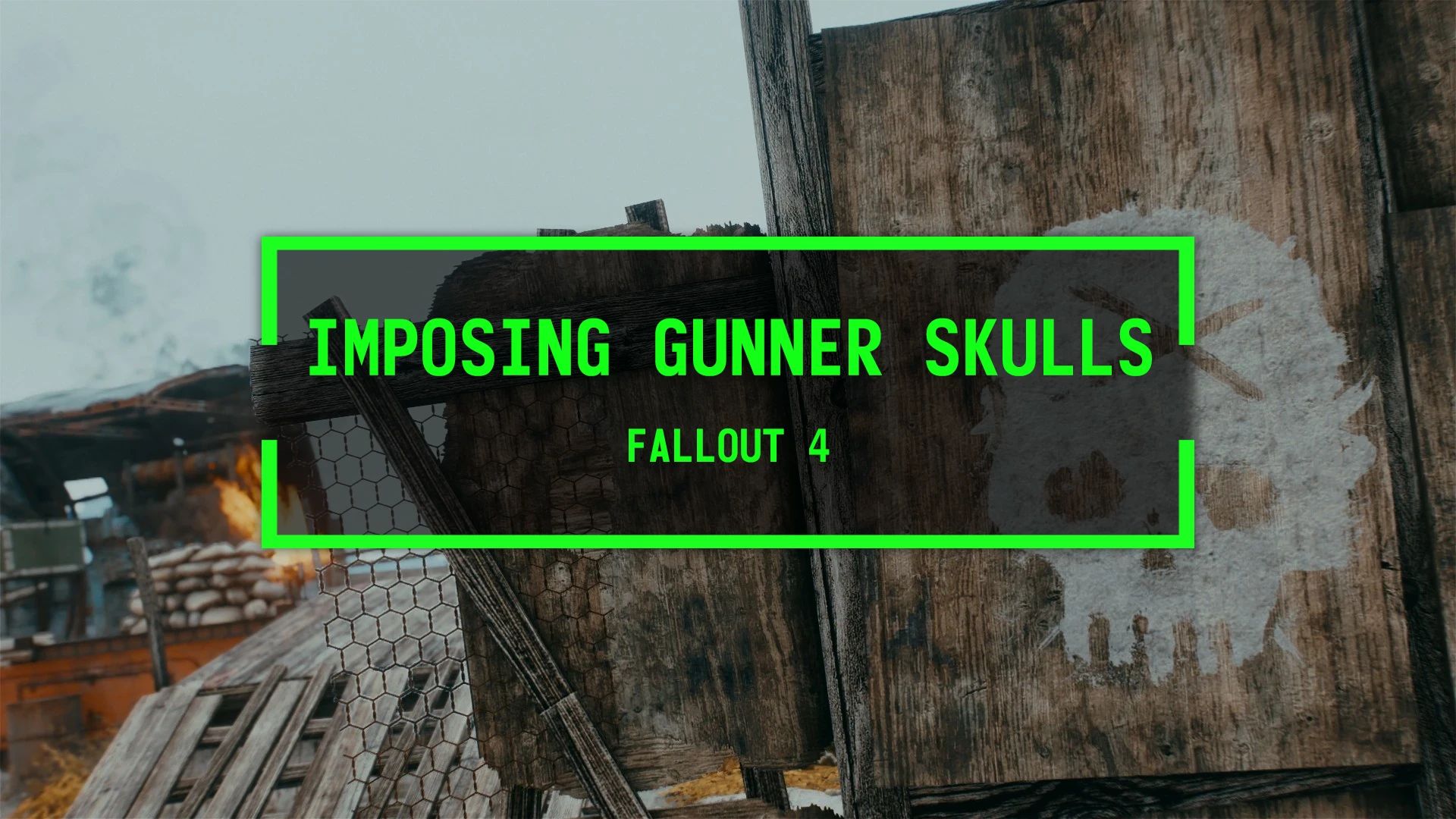 Imposing Gunner Skulls mod for Fallout 4