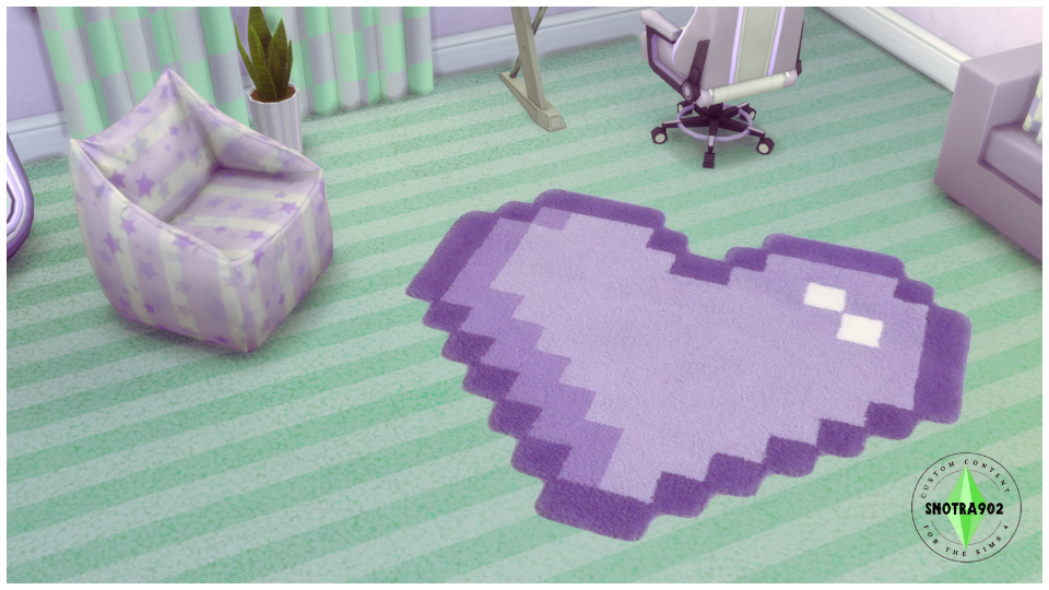 Purple Pastel Gamer mod for The Sims 4 