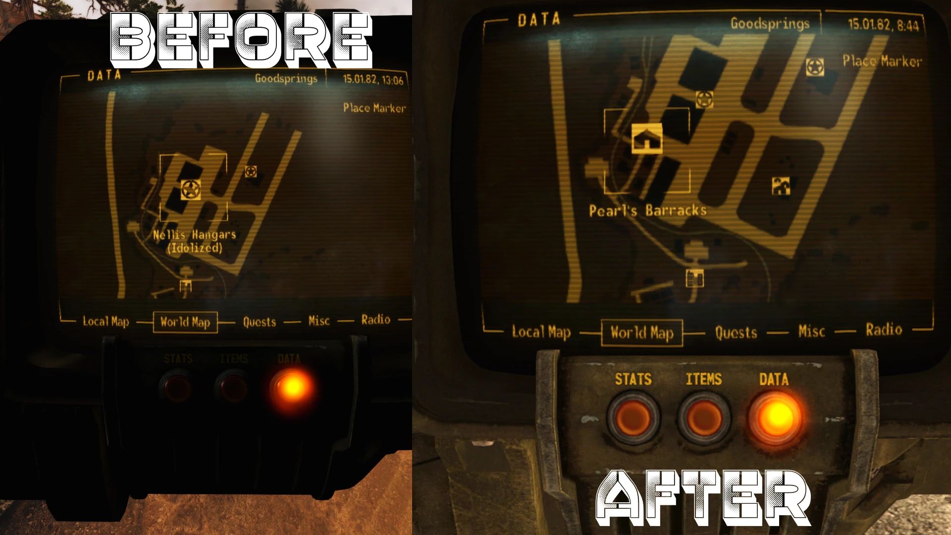 New Vegas Map Marker Project mod for Fallout: New Vegas