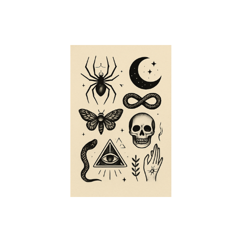Flash Tattoos - Posters mod for The Sims 4 