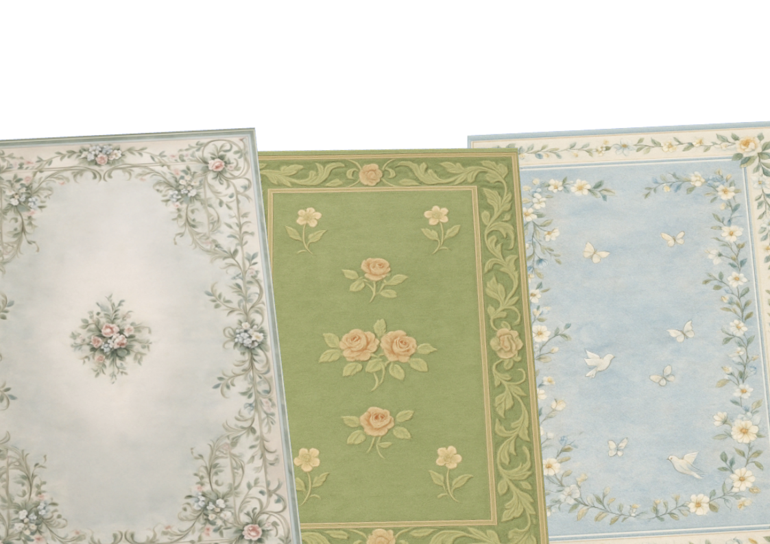 Cottagecore - Rugs mod for The Sims 4 