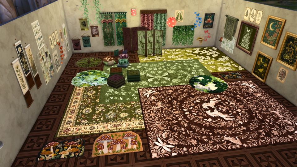 Fairycore Decors Set mod for The Sims 4 