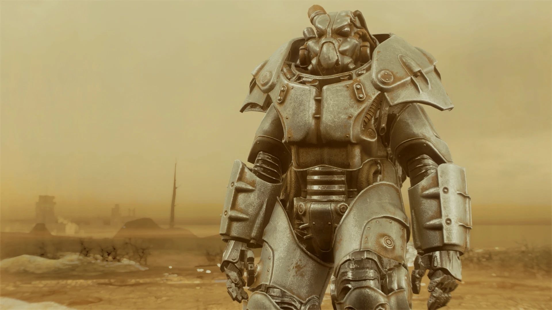 Power Armor Main Menu mod for Fallout 4