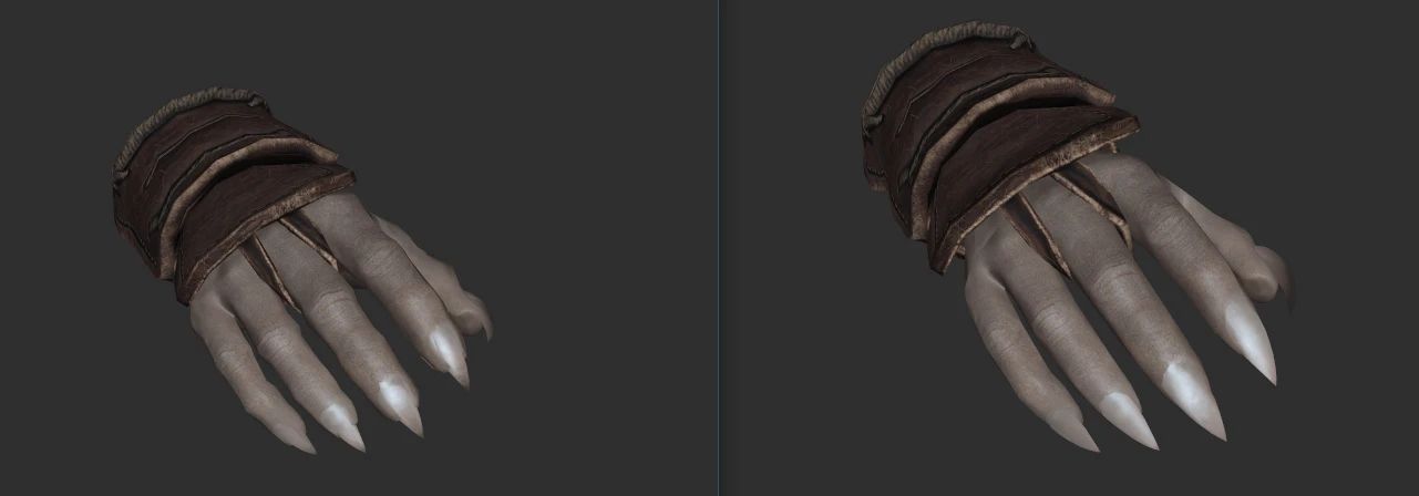 HIMBO - Better Claws and Gauntlets Refit mod for The Elder Scrolls V: Skyrim Special Edition