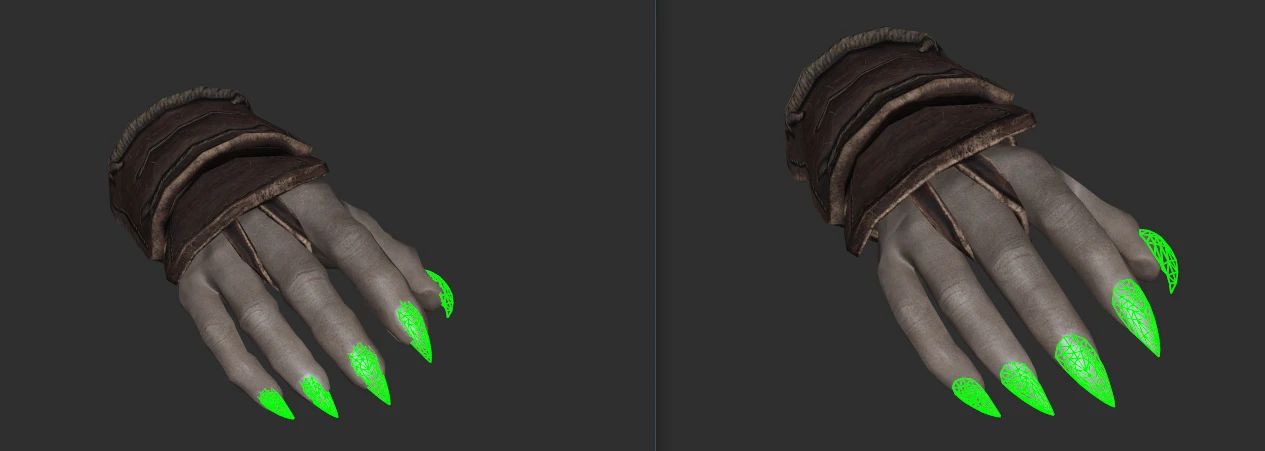 HIMBO - Better Claws and Gauntlets Refit mod for The Elder Scrolls V: Skyrim Special Edition