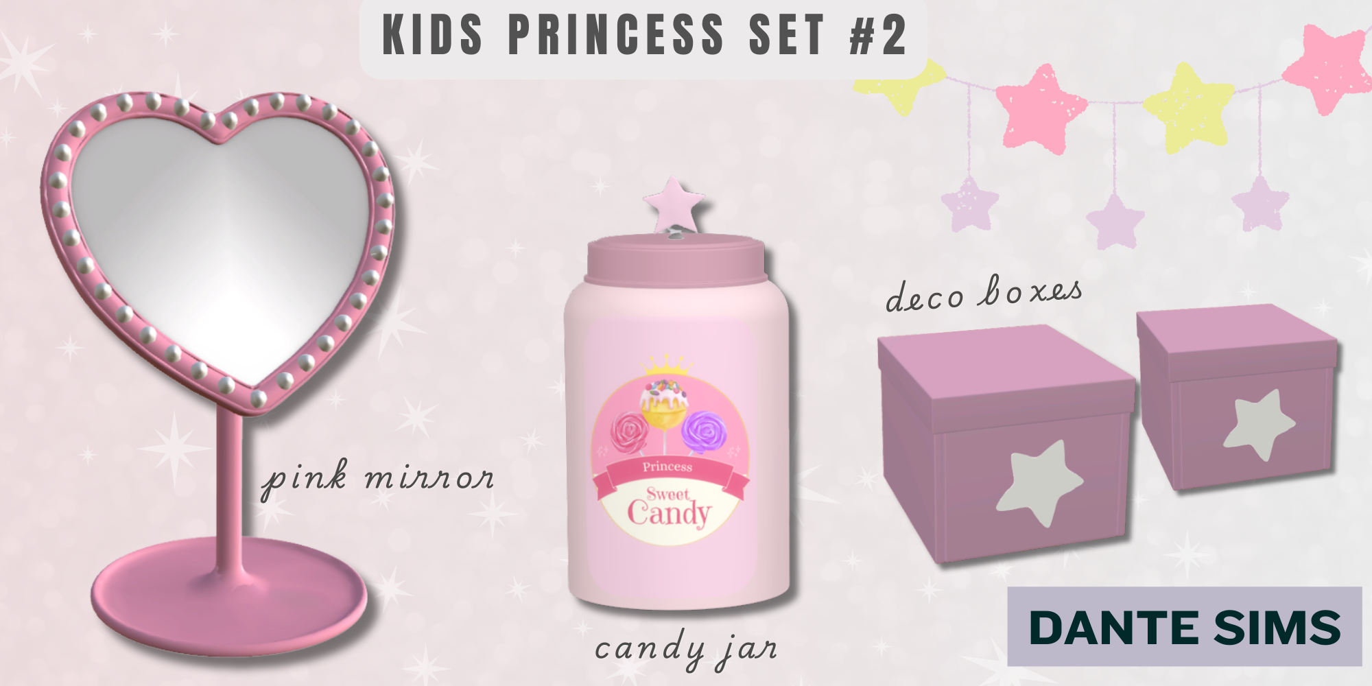 Kids princess set 2 mod for The Sims 4 