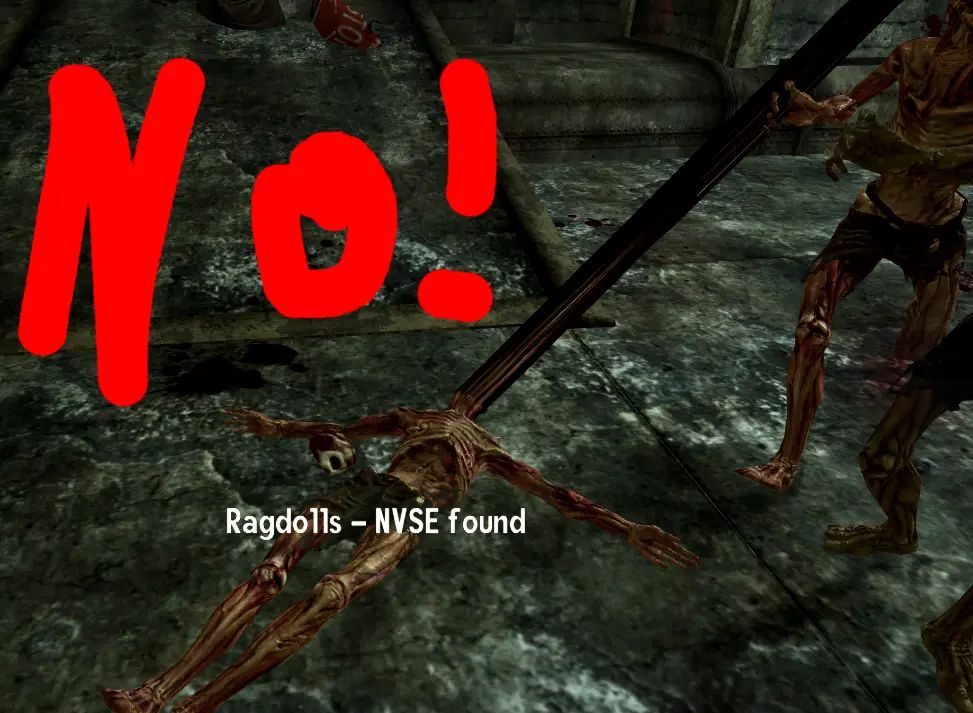 Placed Creature Corpses use Vanilla Skeletons. mod for Fallout: New Vegas