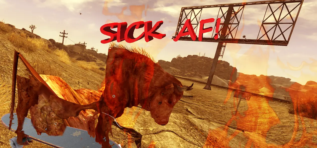 Placed Creature Corpses use Vanilla Skeletons. mod for Fallout: New Vegas