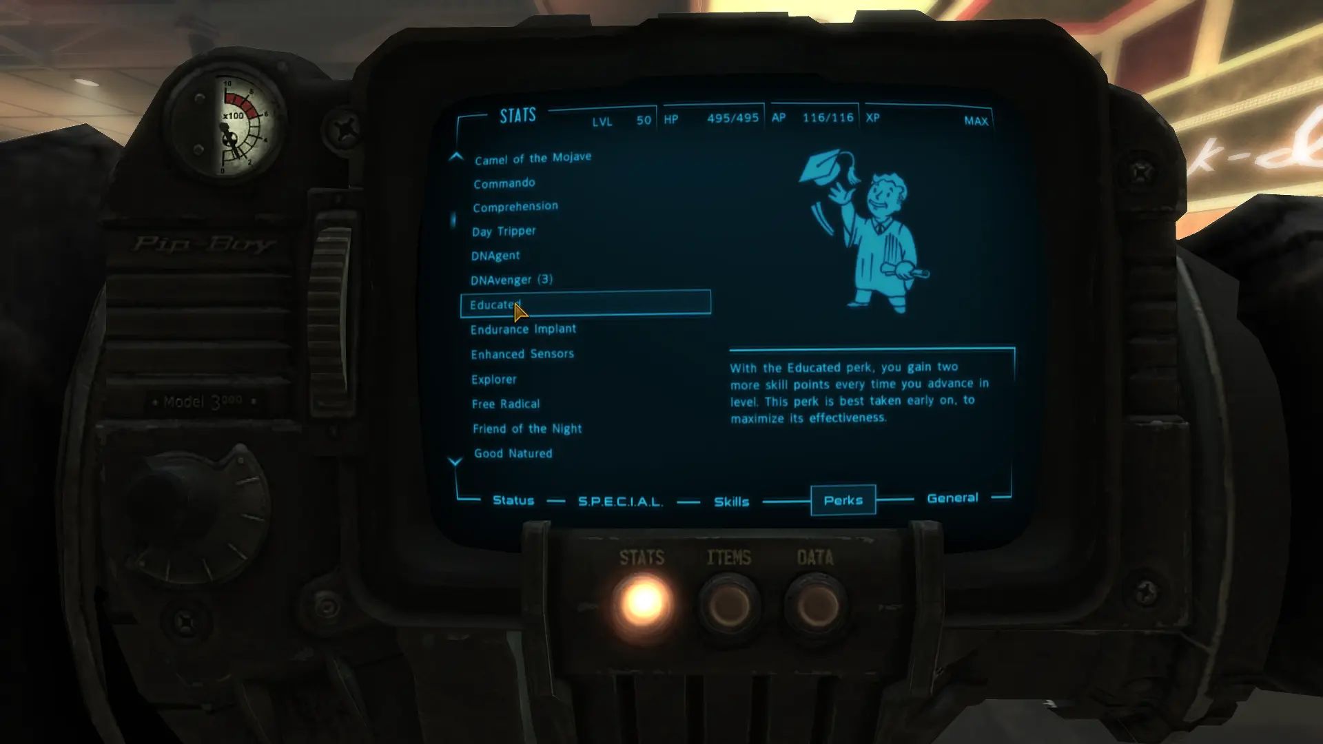 Darnified UI Extension mod for Fallout: New Vegas