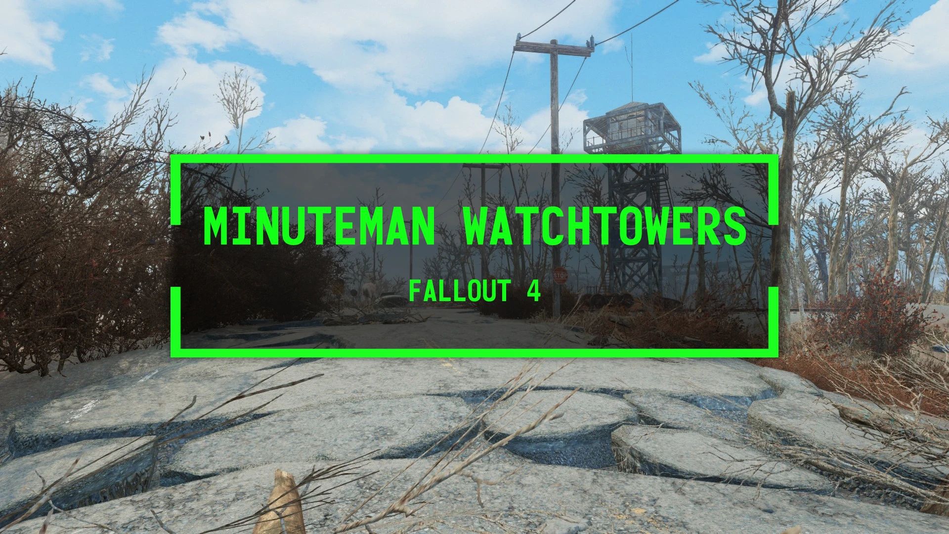 Minuteman Watchtowers mod for Fallout 4