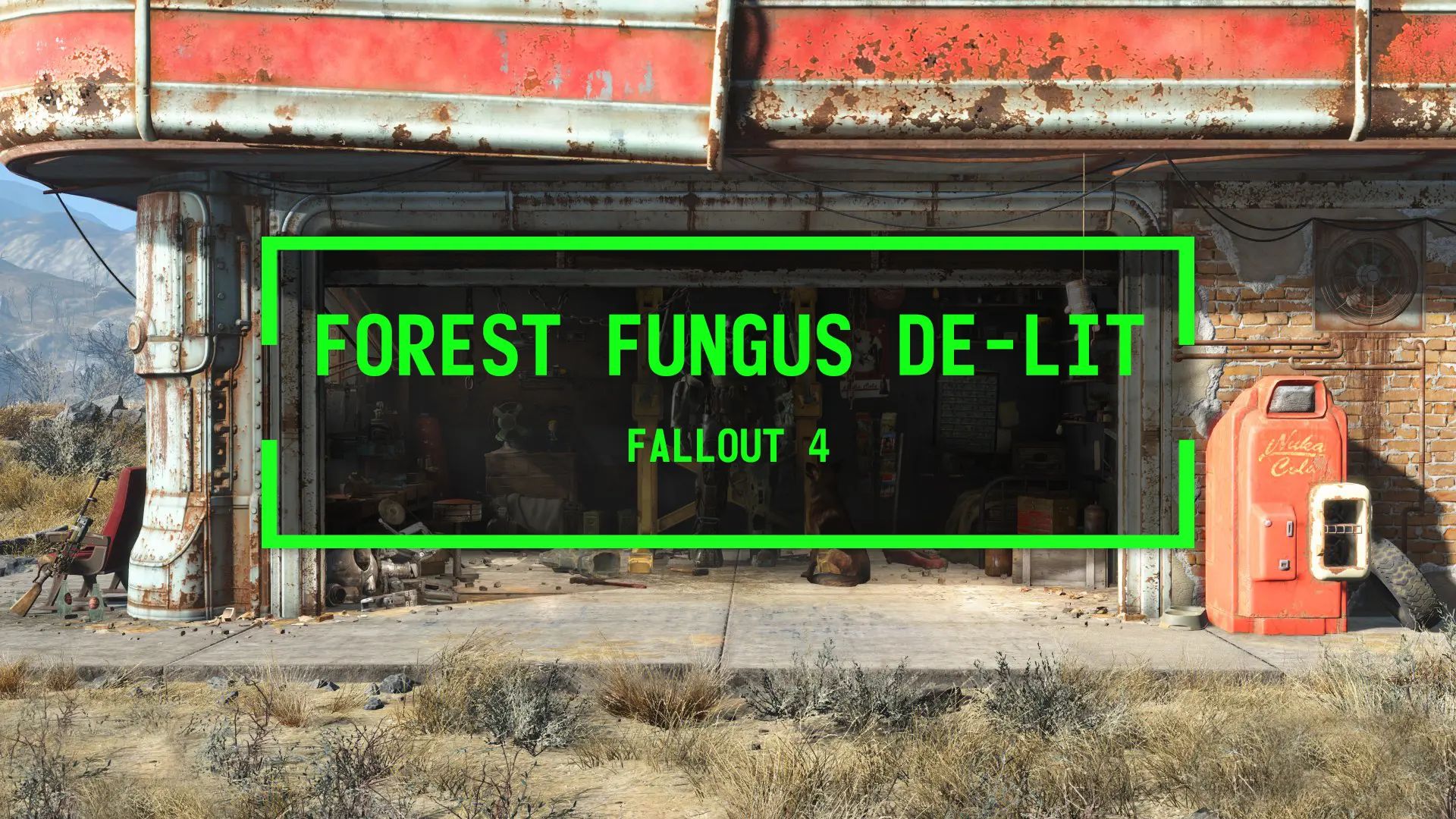 Forest Fungus De-Lit mod for Fallout 4