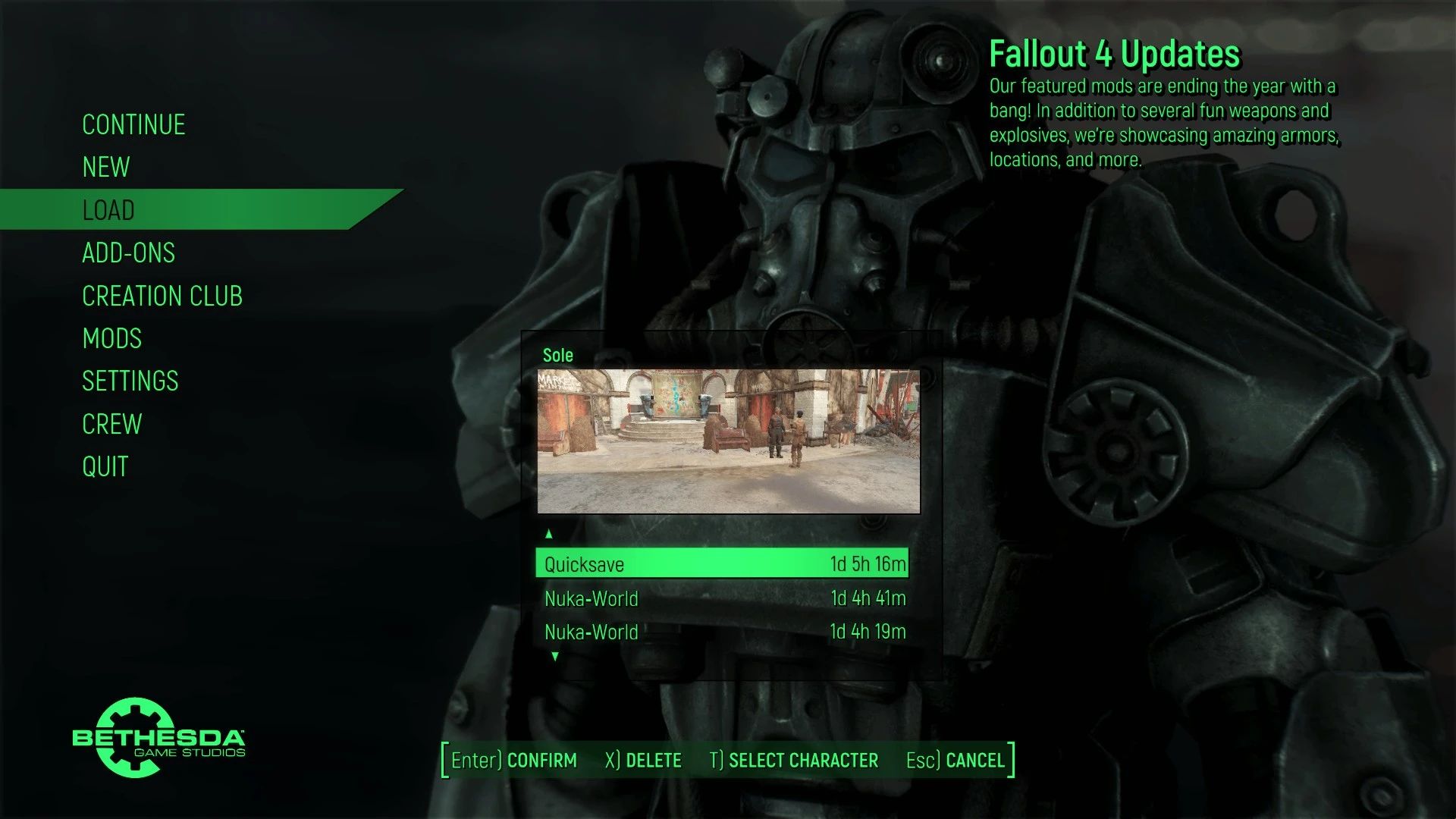 Reimagined Fonts mod for Fallout 4