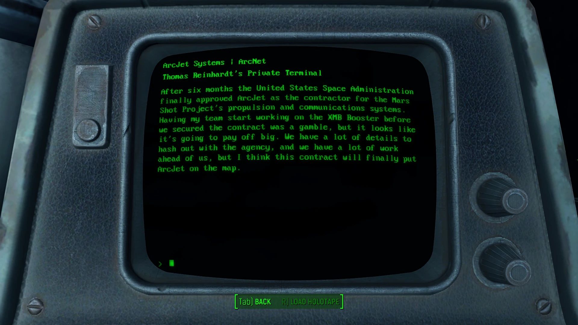 Reimagined Fonts mod for Fallout 4