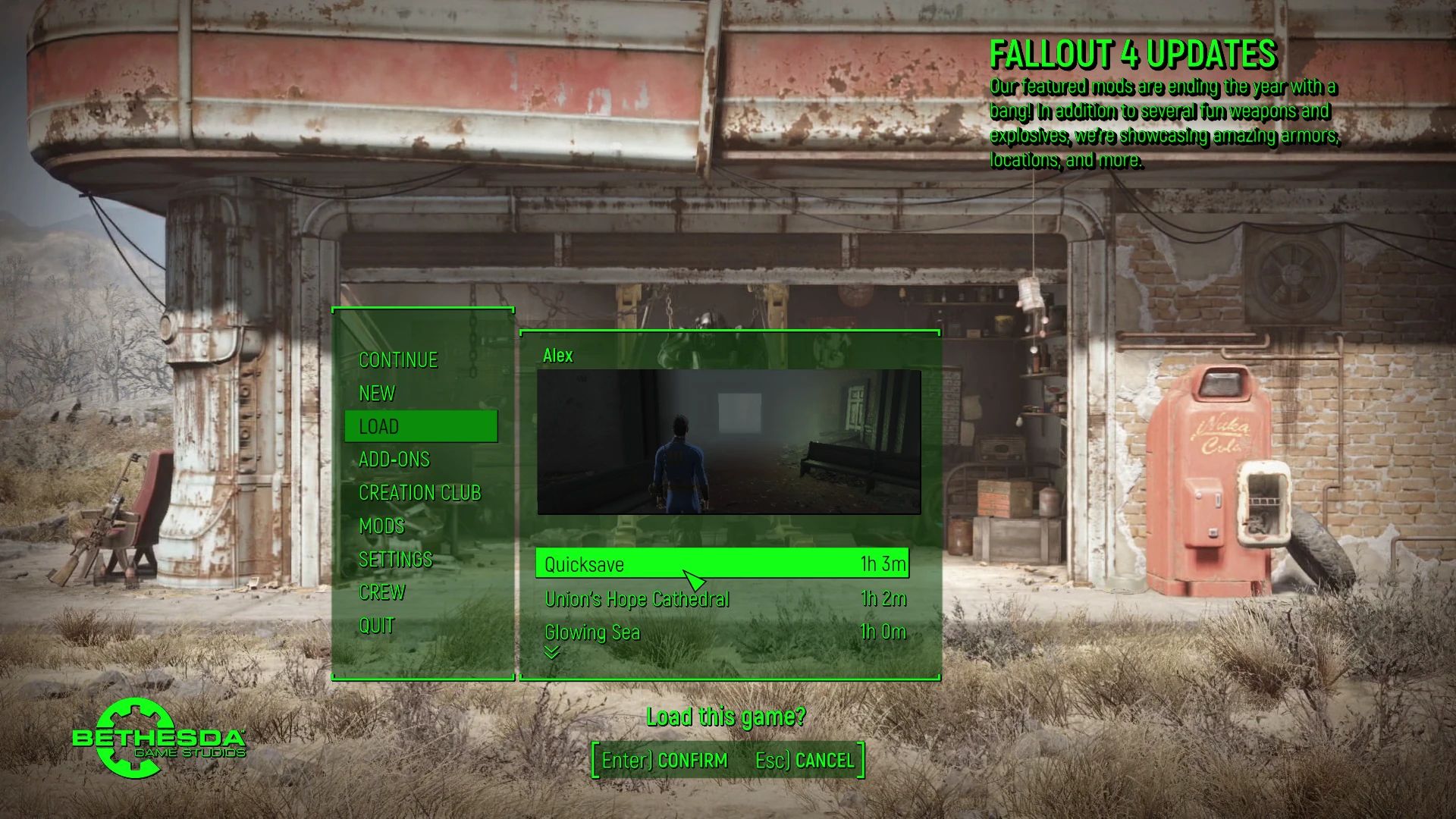 Reimagined Fonts mod for Fallout 4