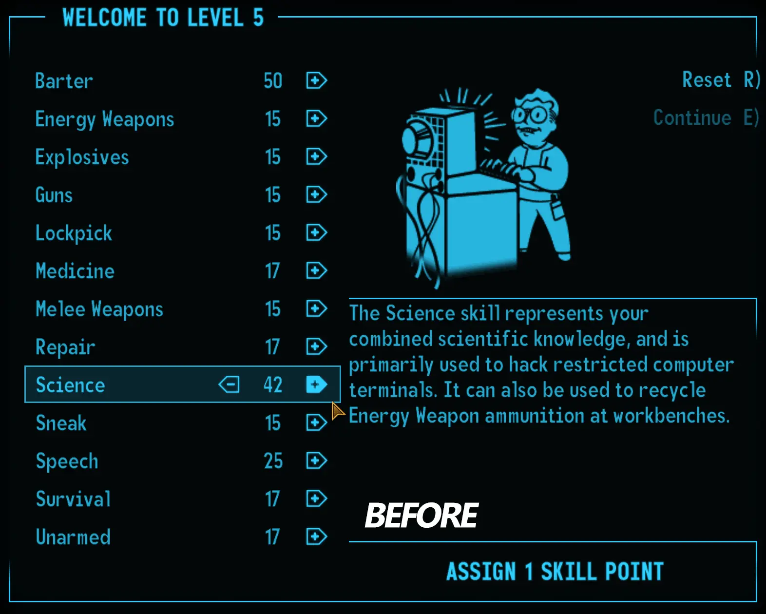 Clean Vanilla Hud mod for Fallout: New Vegas