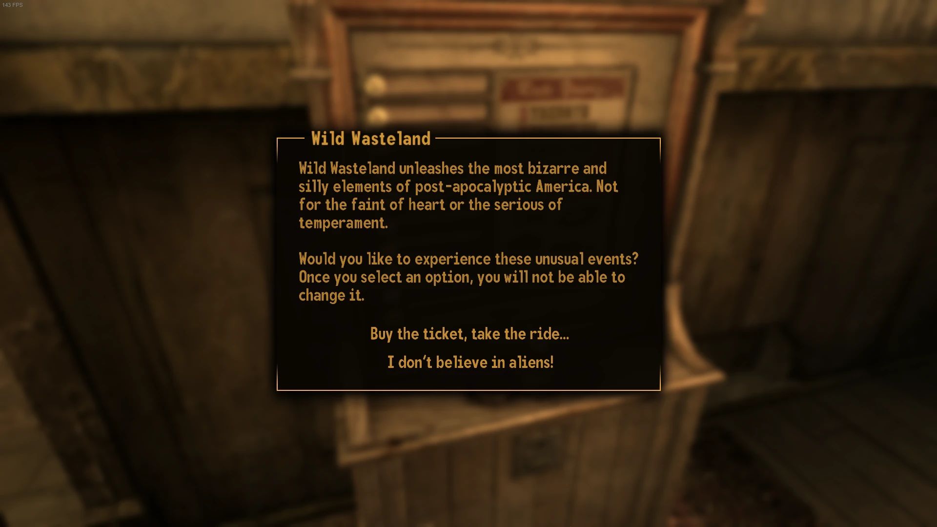 Better Character Creation mod for Fallout: New Vegas