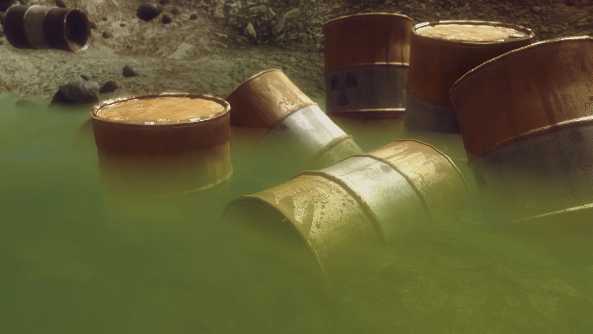 High Quality Metal Barrels mod for Fallout: New Vegas