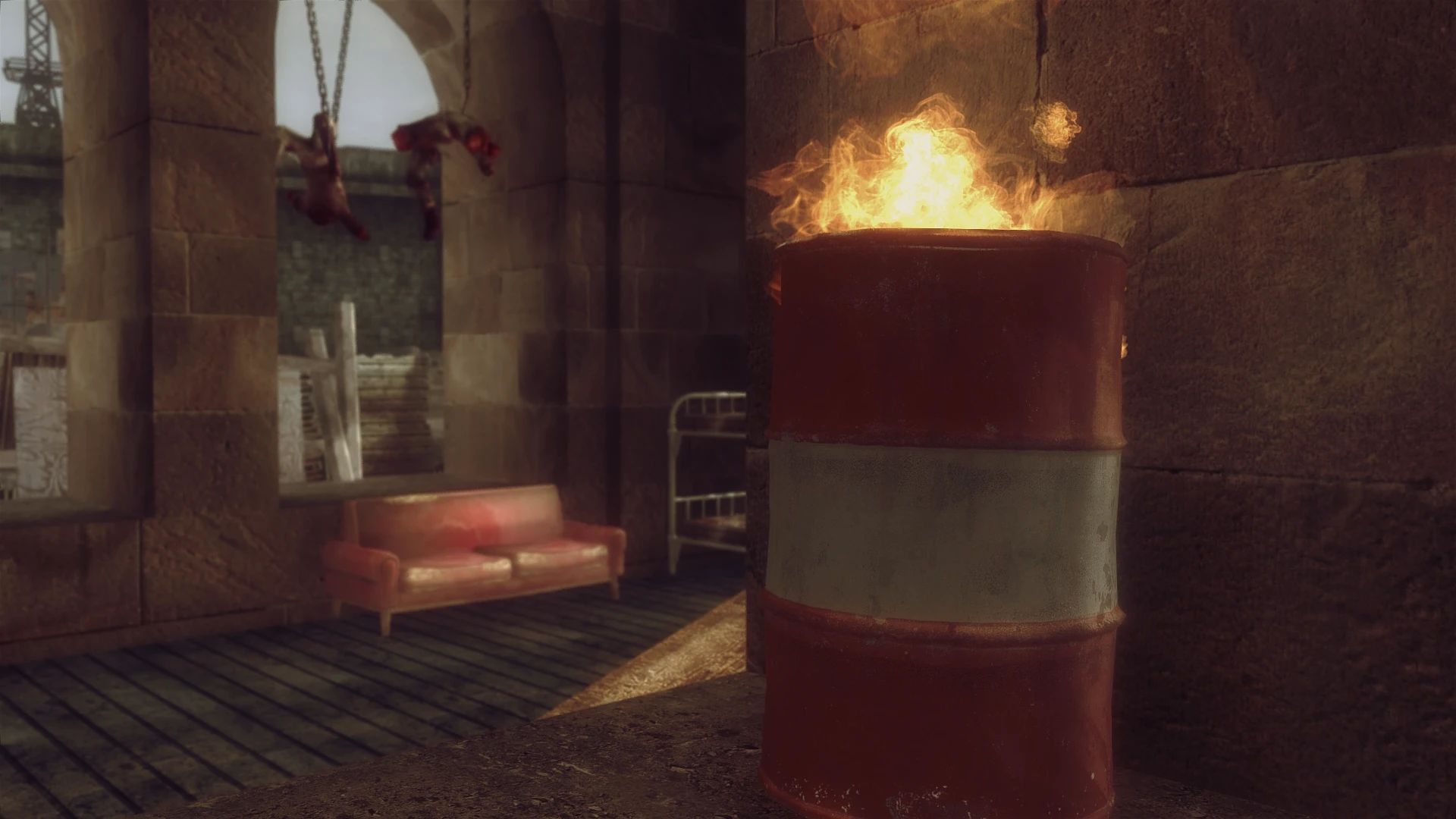High Quality Metal Barrels mod for Fallout: New Vegas