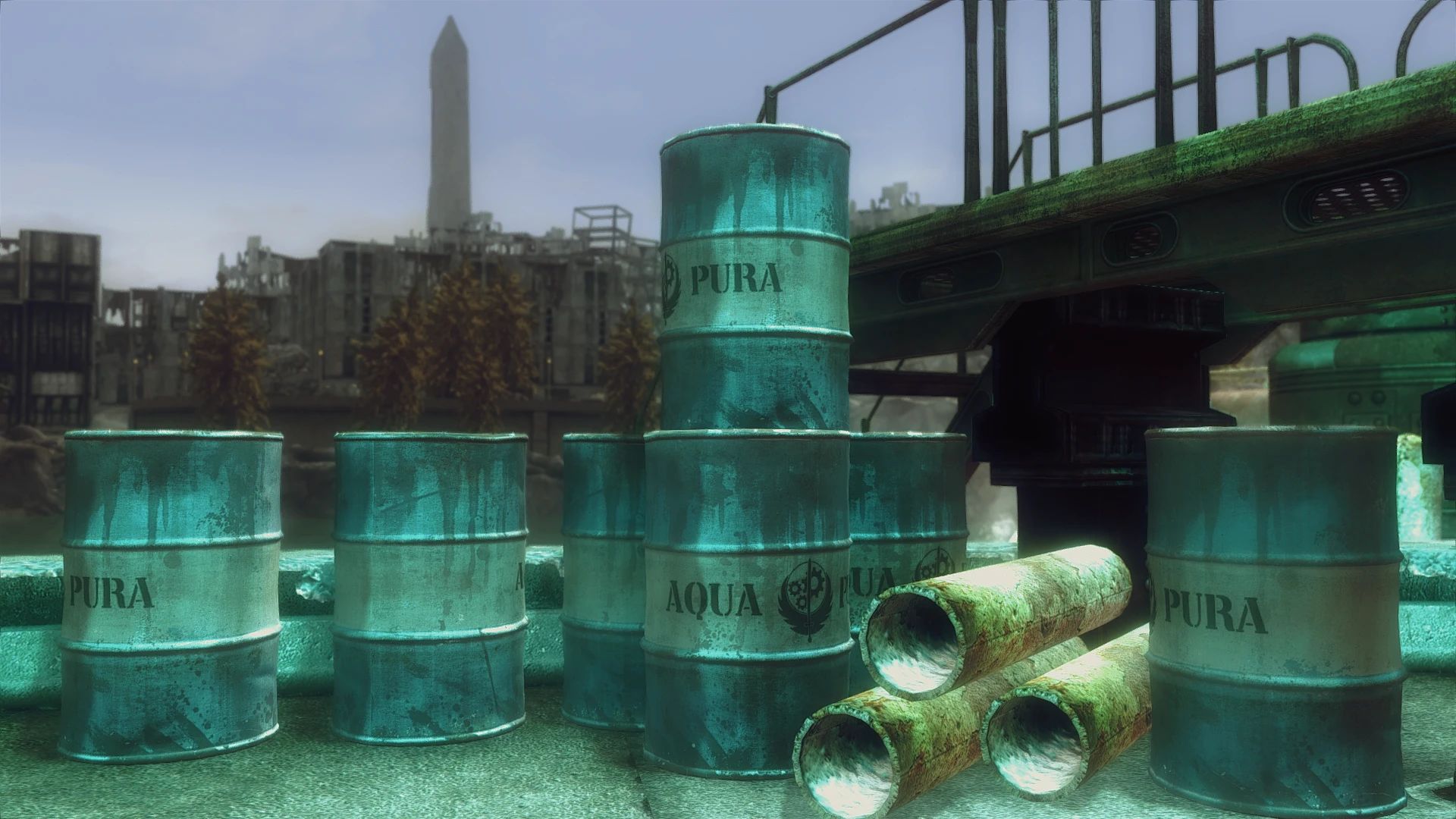 High Quality Metal Barrels mod for Fallout: New Vegas