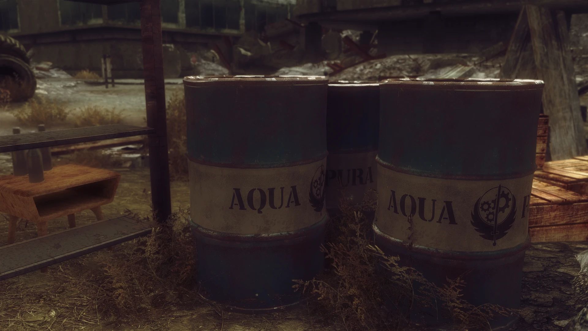 High Quality Metal Barrels mod for Fallout: New Vegas
