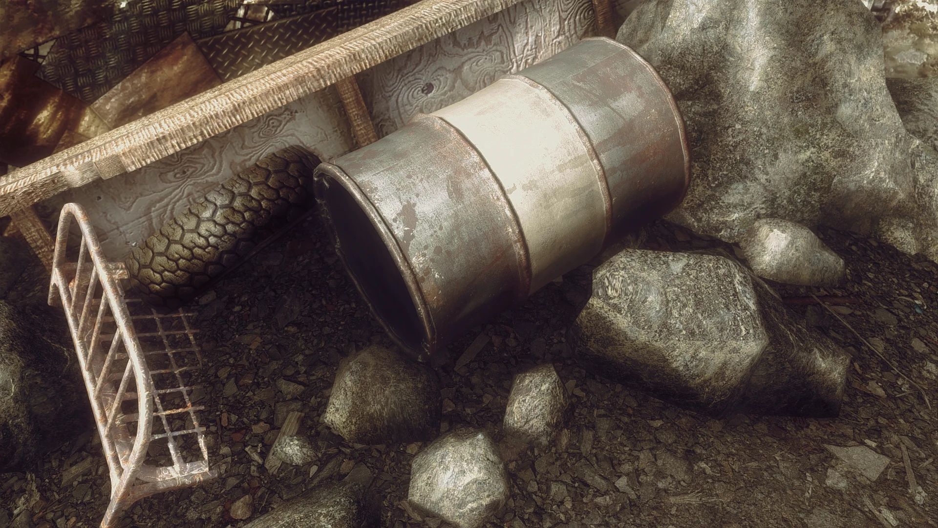High Quality Metal Barrels mod for Fallout: New Vegas