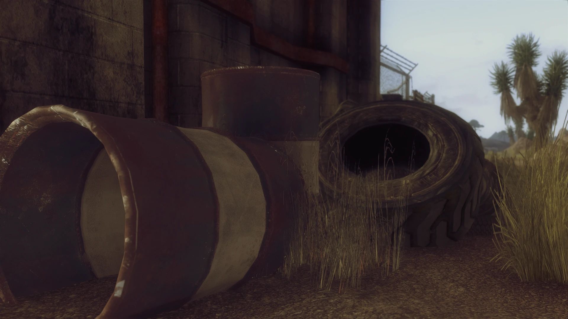 High Quality Metal Barrels mod for Fallout: New Vegas