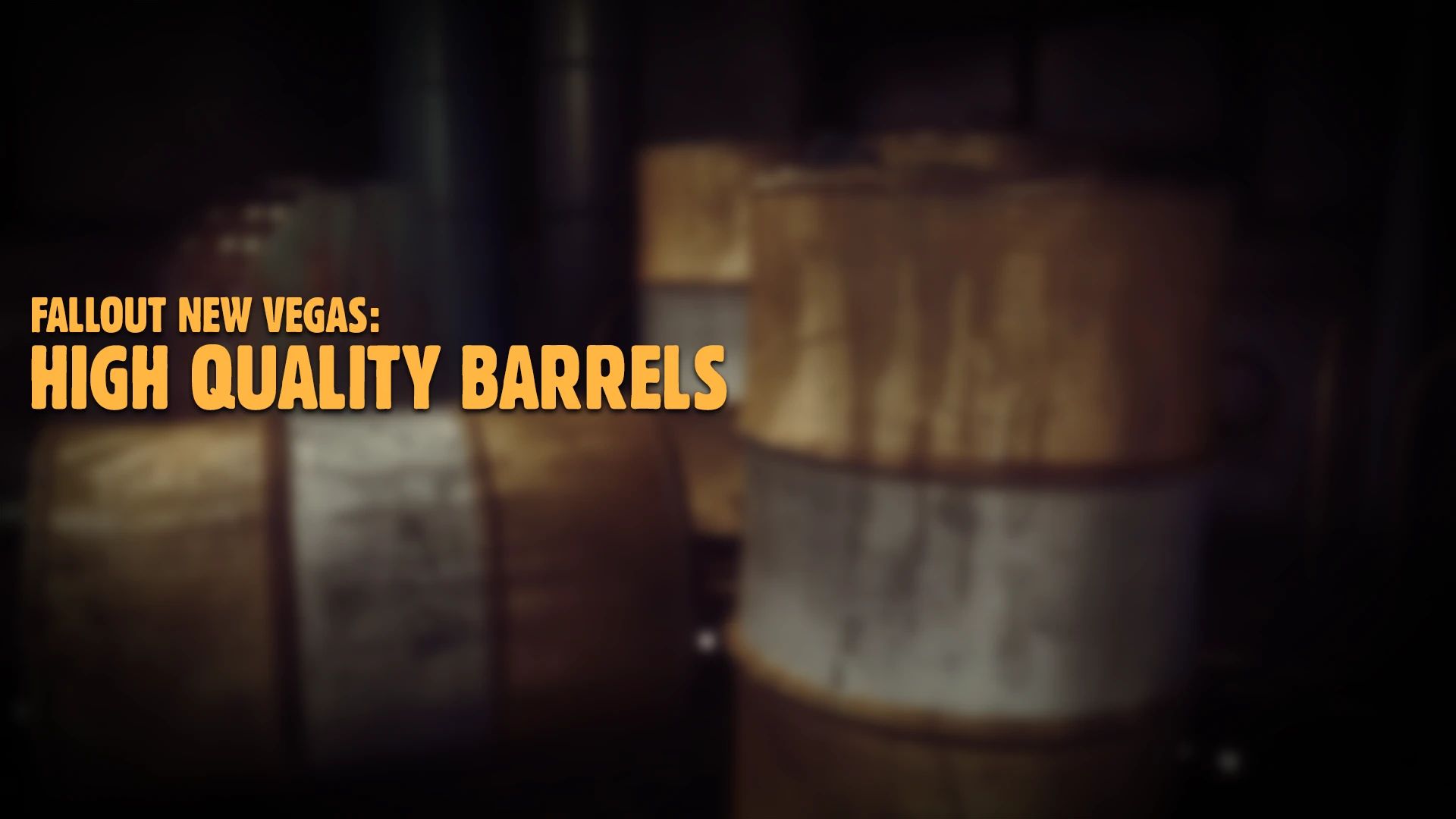 High Quality Metal Barrels mod for Fallout: New Vegas