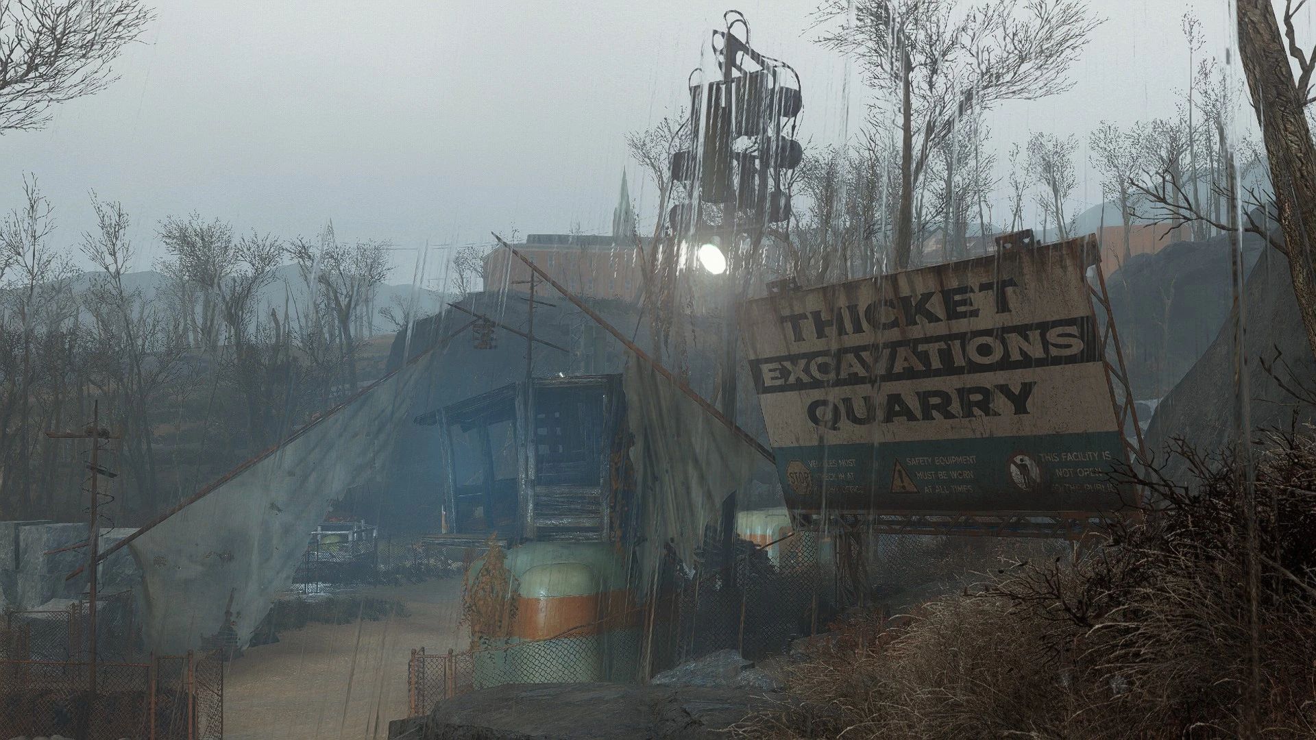 Thicket Excavations Sign (2K - 4K) mod for Fallout 4