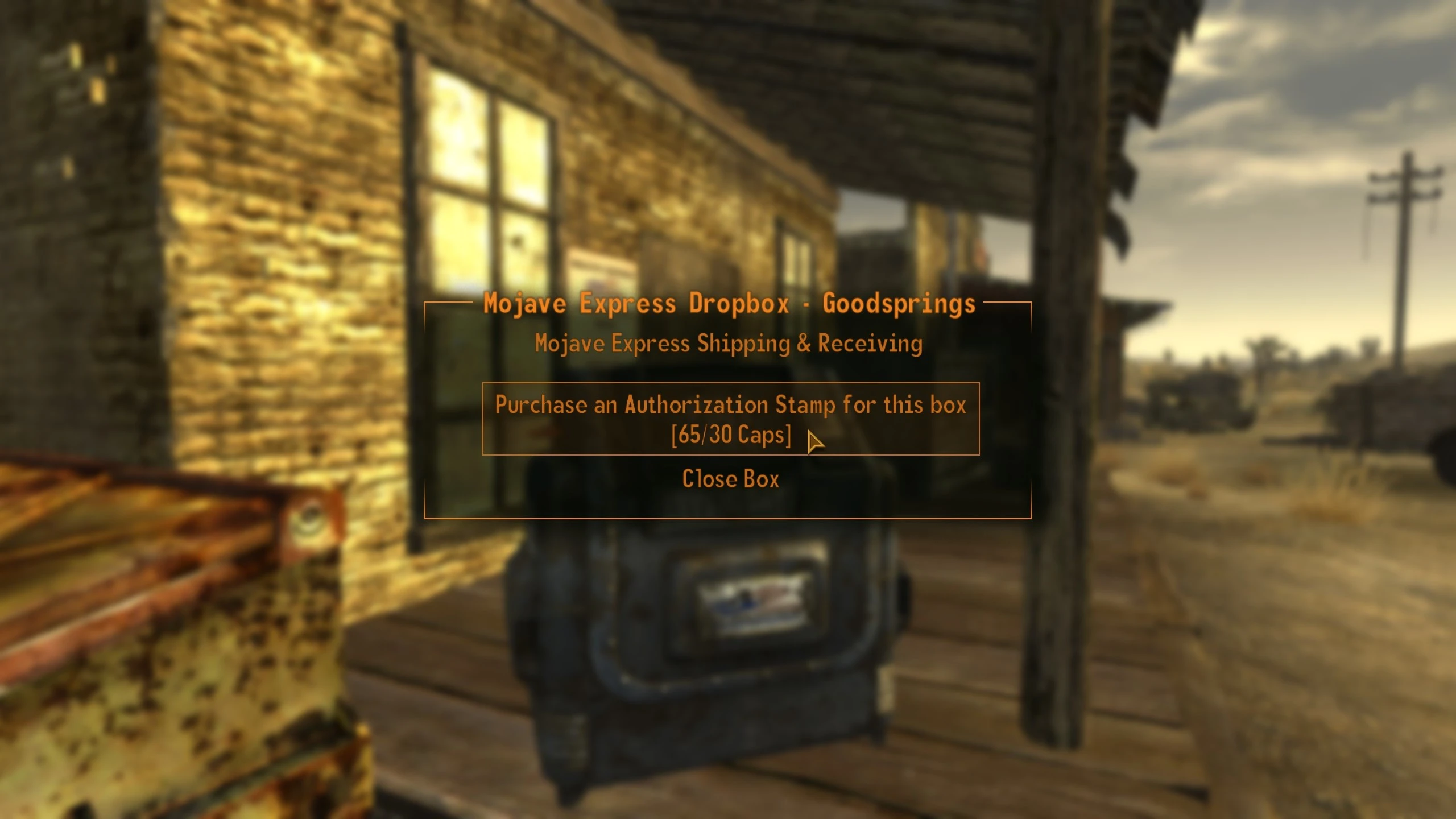 The Freepost Mojave Express Expansion mod for Fallout: New Vegas