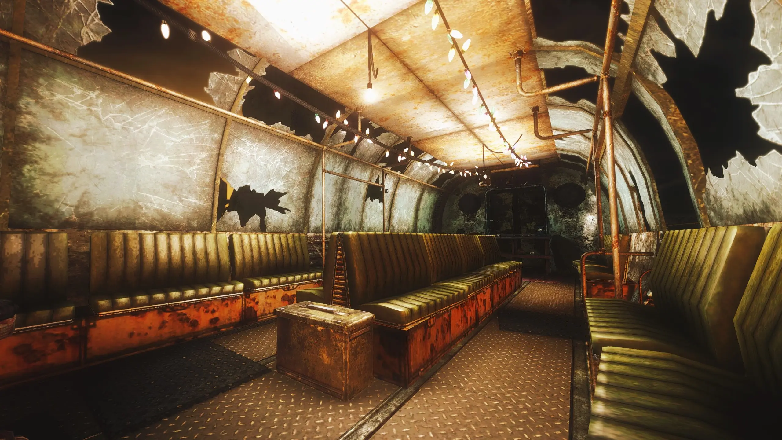 Abandoned Monorail player home mod for Fallout: New Vegas