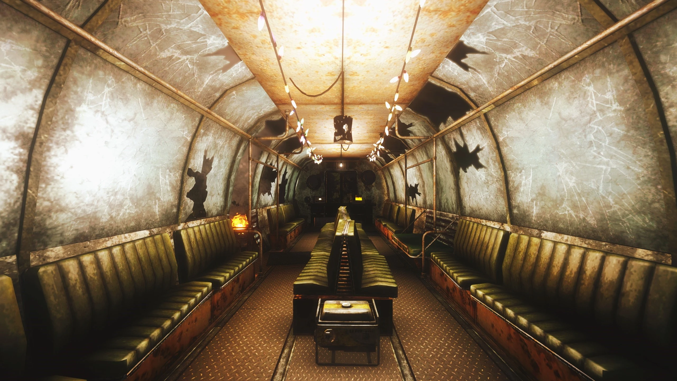 Abandoned Monorail player home mod for Fallout: New Vegas