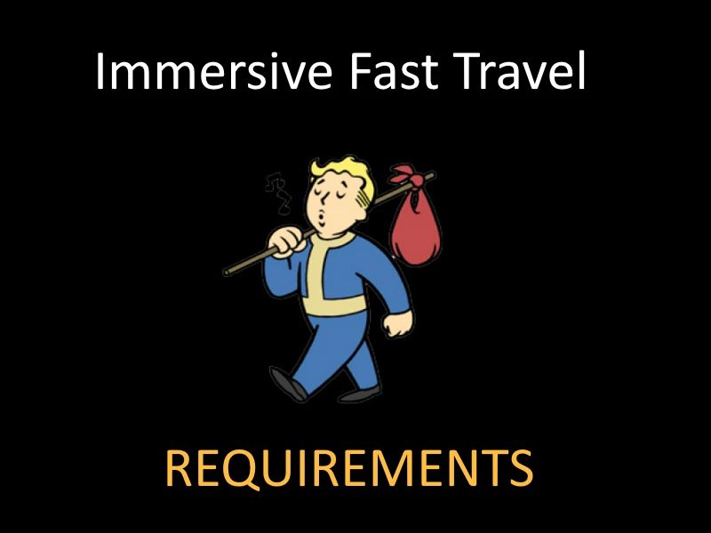 Immersive Fast Travel Requirements mod for Fallout: New Vegas