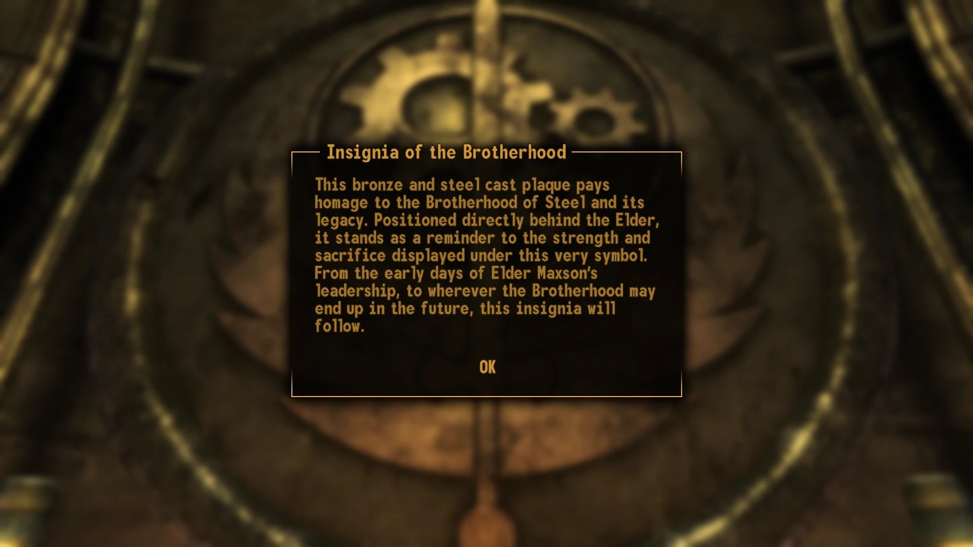 Insignia of the Brotherhood mod for Fallout: New Vegas
