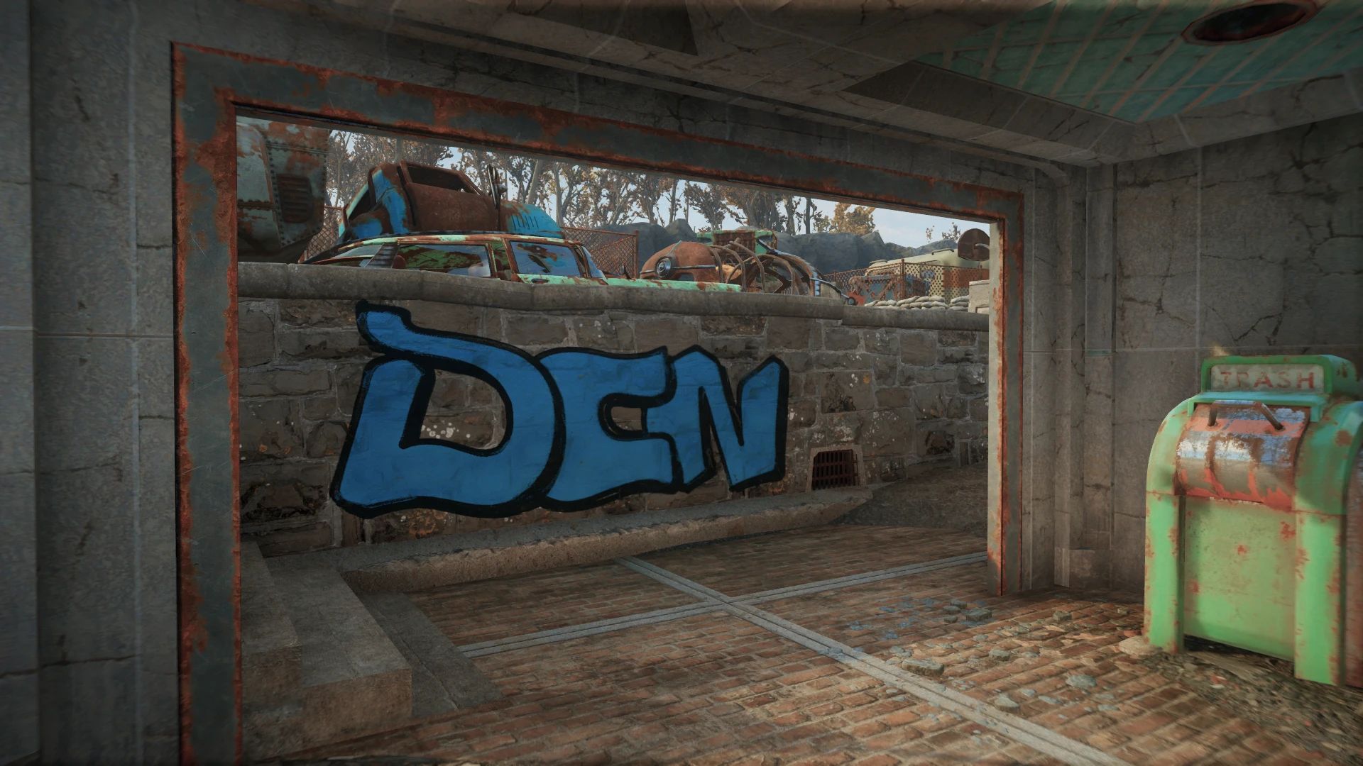 Wasteland Graffiti mod for Fallout 4