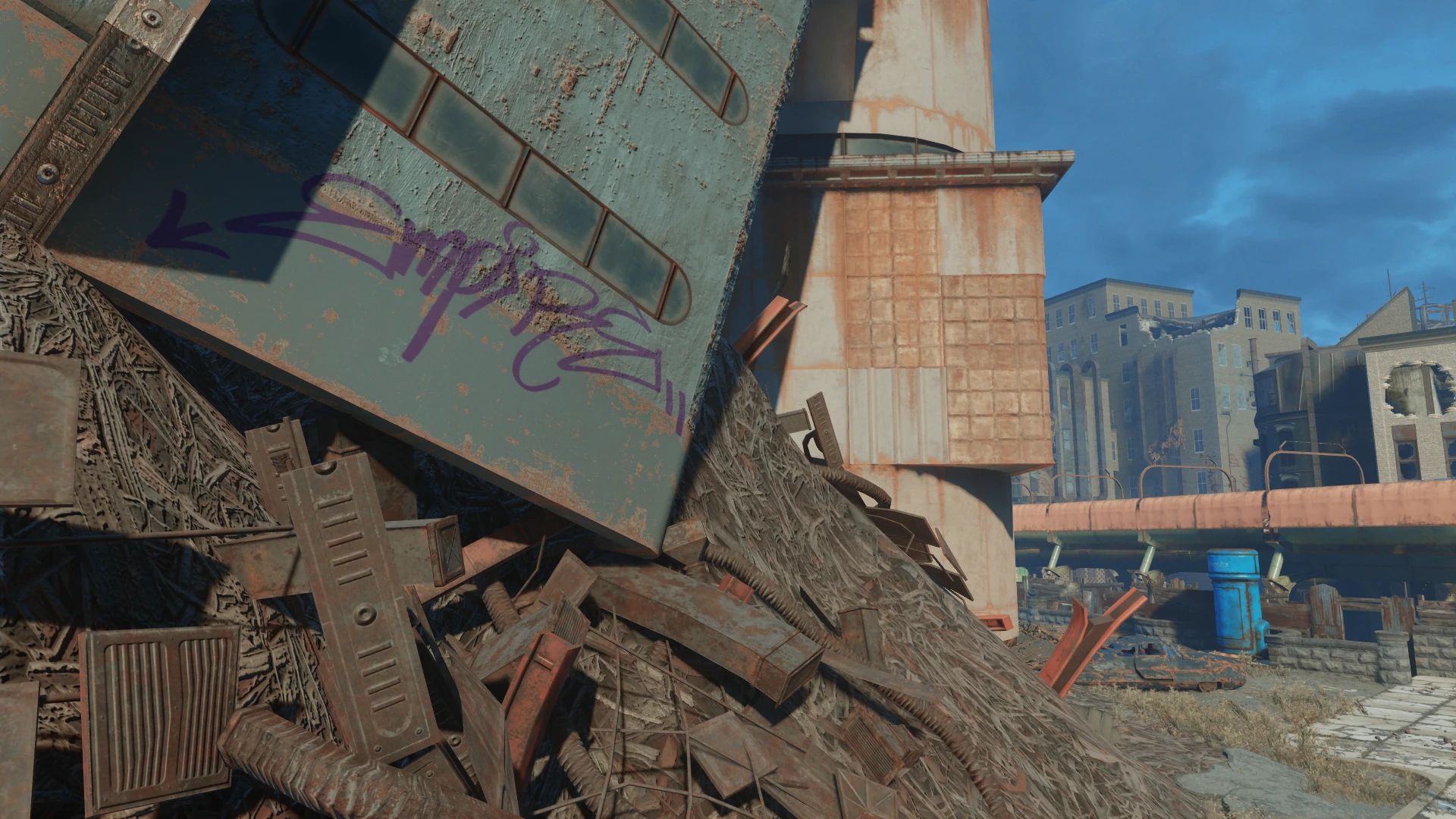 Wasteland Graffiti mod for Fallout 4