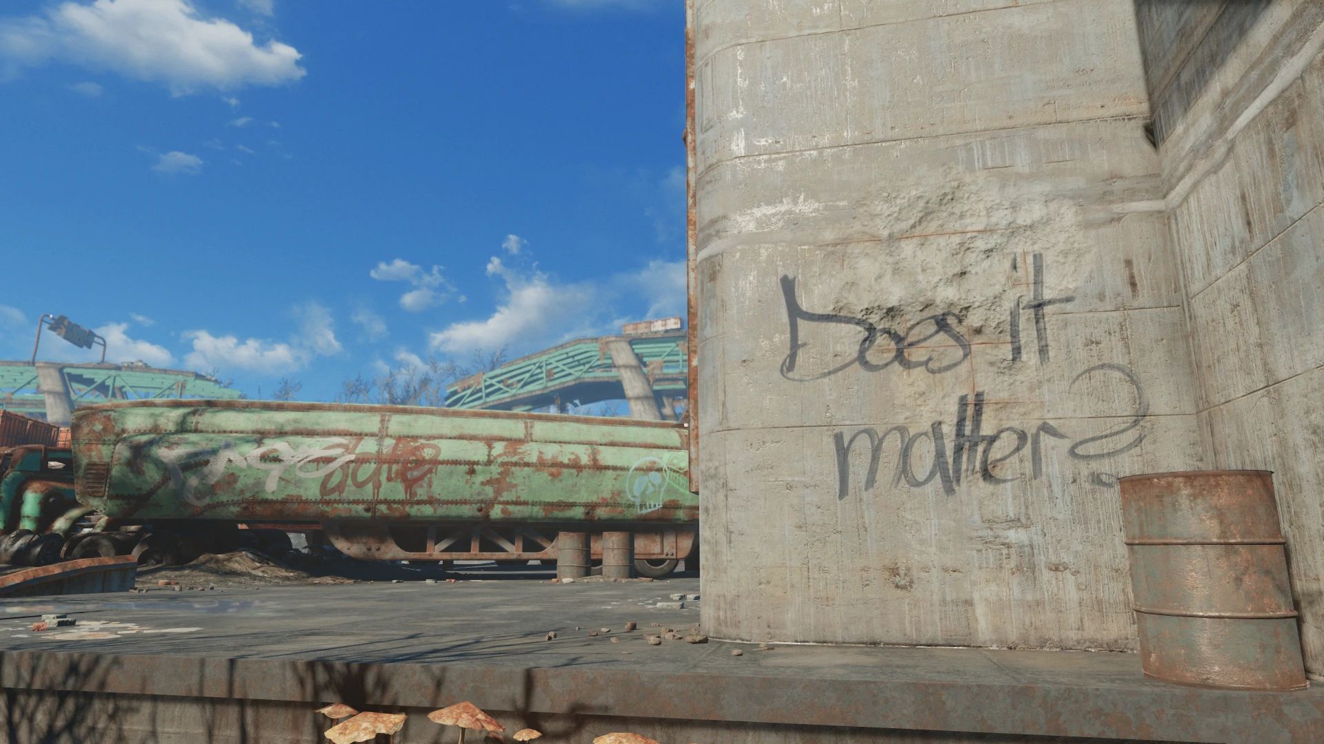 Wasteland Graffiti mod for Fallout 4