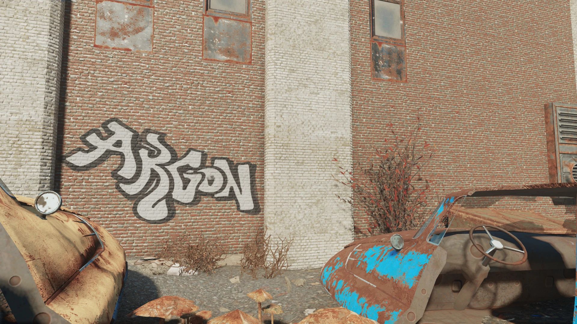 Wasteland Graffiti mod for Fallout 4