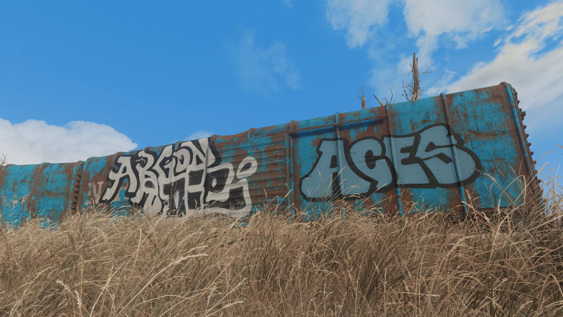 Wasteland Graffiti mod for Fallout 4