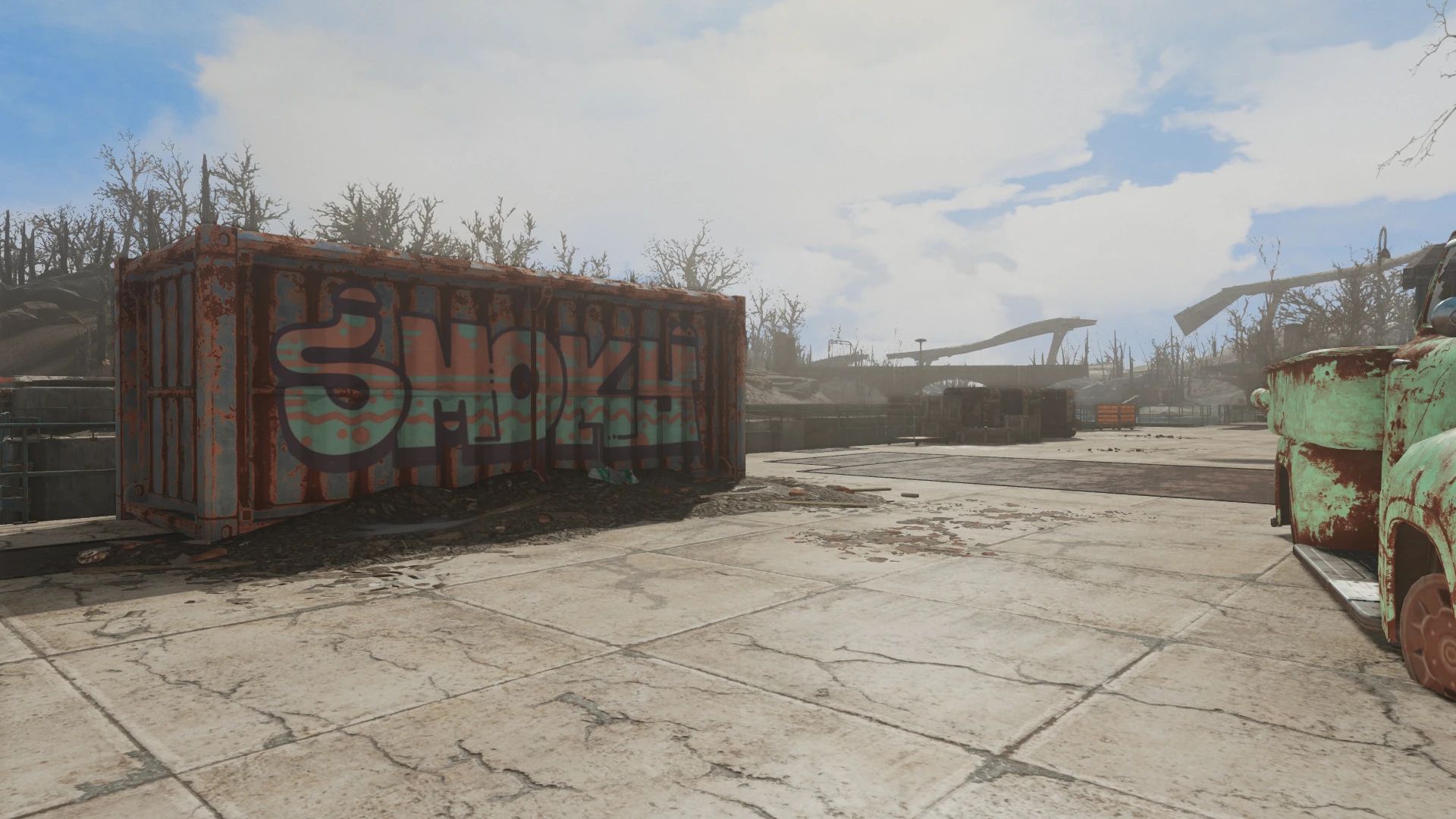 Wasteland Graffiti mod for Fallout 4