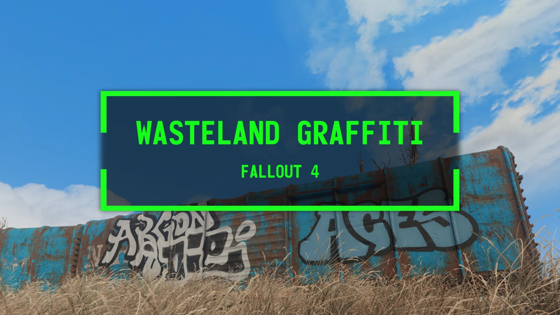 Wasteland Graffiti mod for Fallout 4